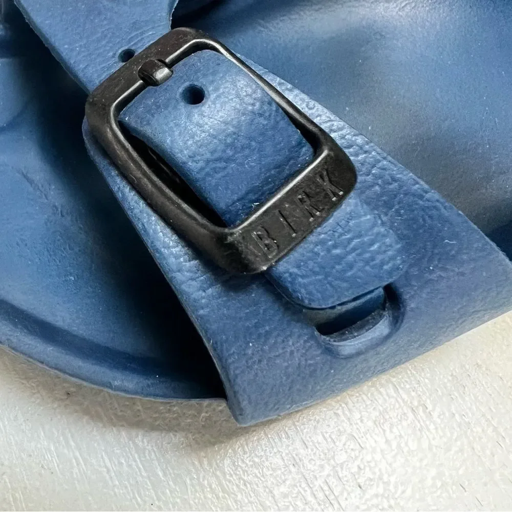 Birkenstock Rio Ankle Strap Sandals Navy Kids Unisex US 11-11.5 / EU 29 EUC